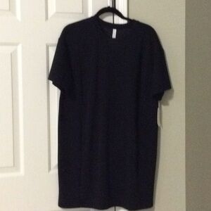 Stylus Black Shift Dress w/pockets size L
